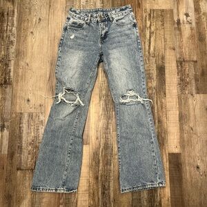 shein low rise jeans size xs